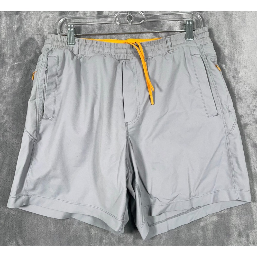 Birddogs Athletic Shorts Mens Large Gray Gym Training Lined Pockets 7'' Inseam
